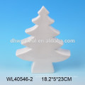 Weihnachtsbaum Figur weiße Porzellan Ornament für LED-Design